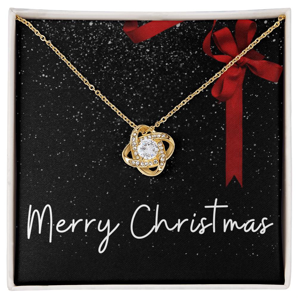 Black | Red Ribbon | Merry Christmas