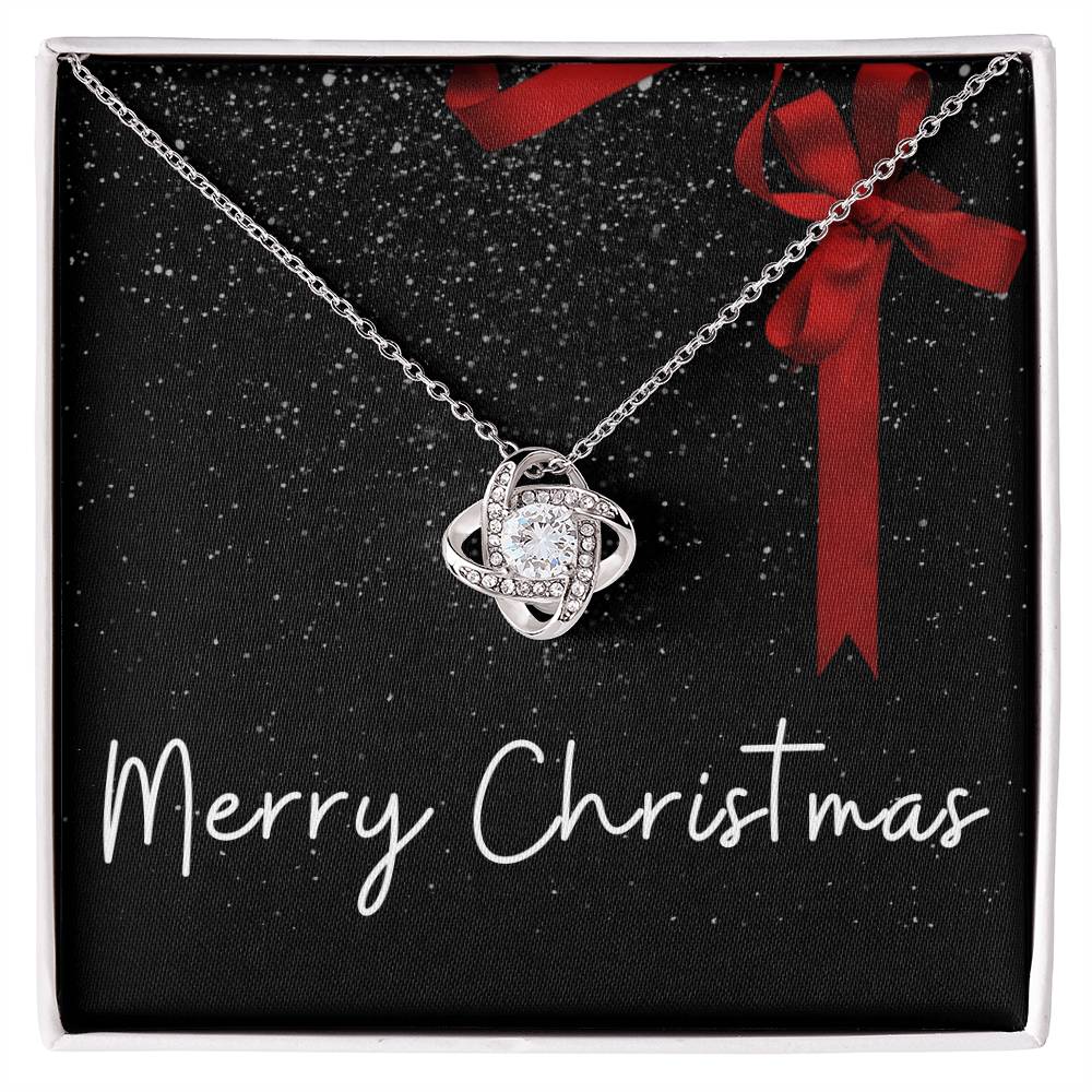 Black | Red Ribbon | Merry Christmas