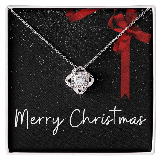 Black | Red Ribbon | Merry Christmas