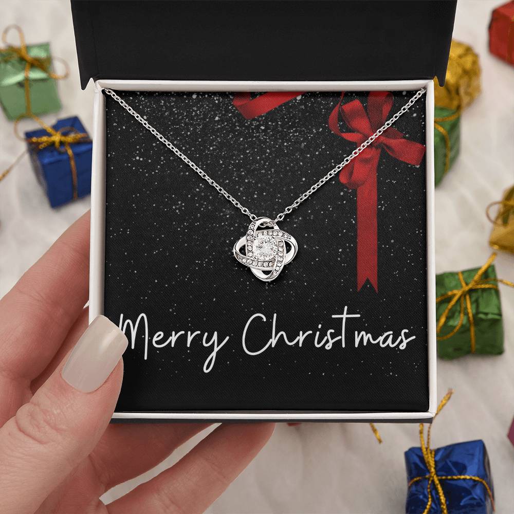 Black | Red Ribbon | Merry Christmas
