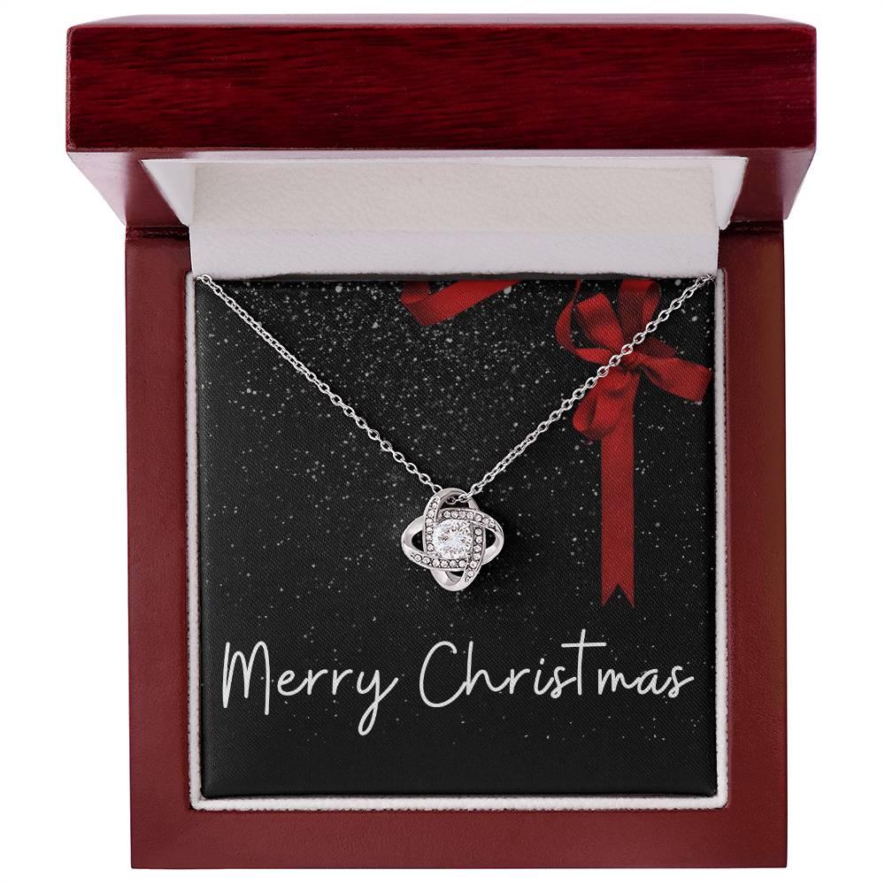 Black | Red Ribbon | Merry Christmas